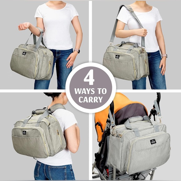 Courtier 4 in 1 Diaper Bag With Changing Station NWOT - Picture 2 of 15